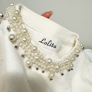 Pearl Deco Sweater - One Size